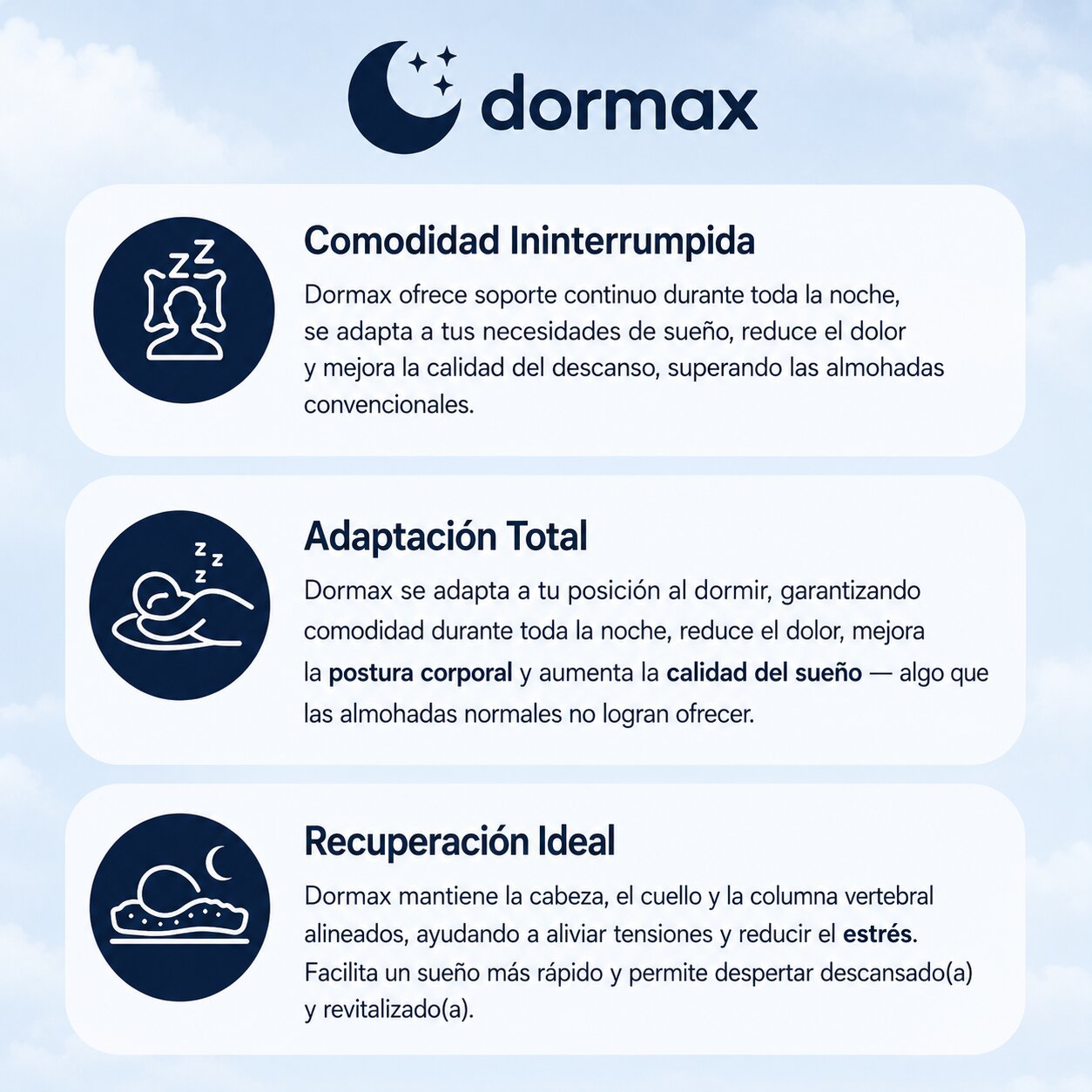 Dormax - Despierta sin dolores